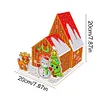DIY Christmas House Diamond Painting Wooden Desktop Decor