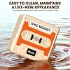 Cassette Tape Design Case Cover for Samsung Galaxy Buds4/4Pro Soft Silicone Protective Cover Shock-Proof Scratch-Resistant