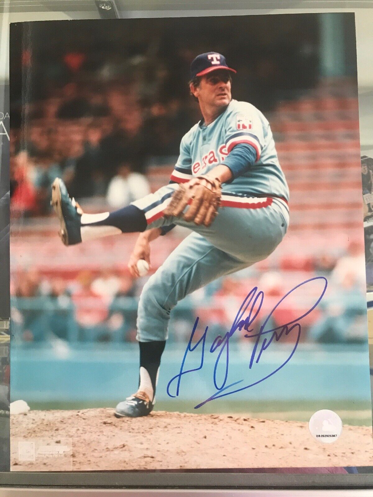 Gaylord Perry Signed 11x14 Giants Rangers Hall Of Fame B2 In Person