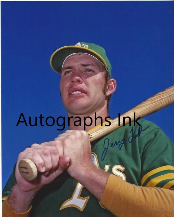 Jerry Tabb autographed 8x10 Oakland A's Private Signing Topps #1