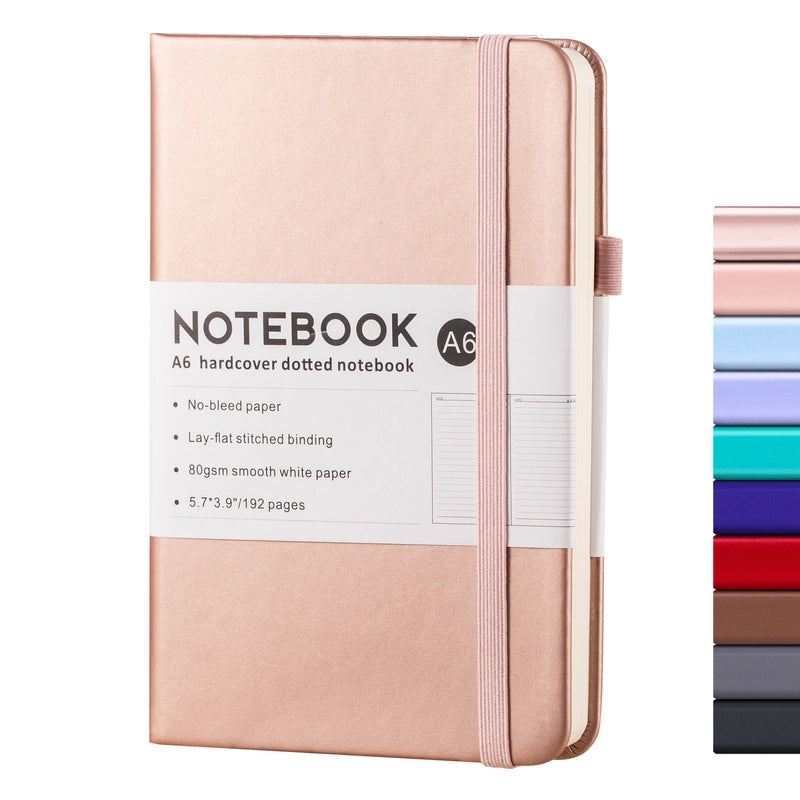 Creative Simple A5 Thick Notebook Business Memo Book Elastic Band Binding Student Diary Book Office Culture/notebook/memo