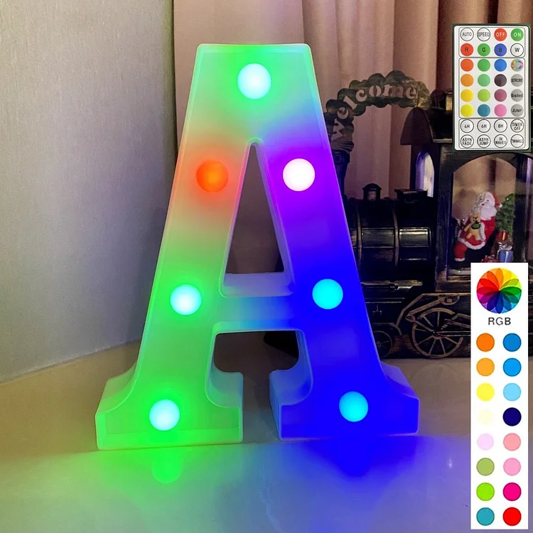 Colorful LED Marquee Letter Lights