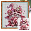 (US Local)Dwarf -11CT Stamped Cross Stitch Kit(60x60cm)