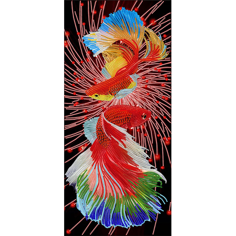 

Koi Fish - Special Shaped Diamond Painting - 30*60CM (Big Size), 501 Original