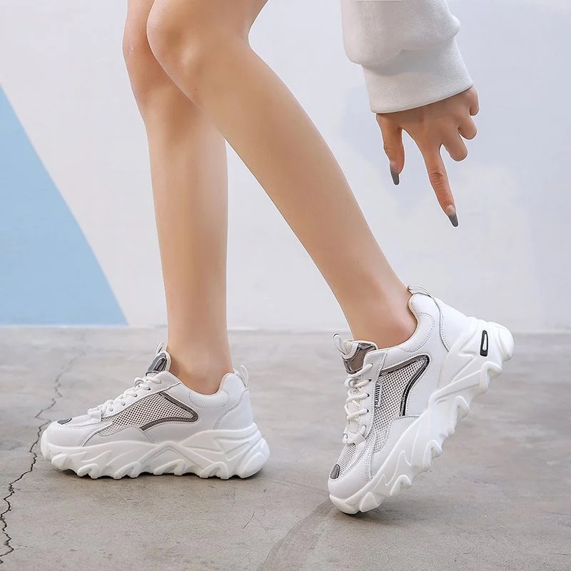 Stylish Women's Sneakers 2021 Summer New Fashion Women Platform Sneaker Walking Shoes Woman Casual Shoes Plus Size 41 42