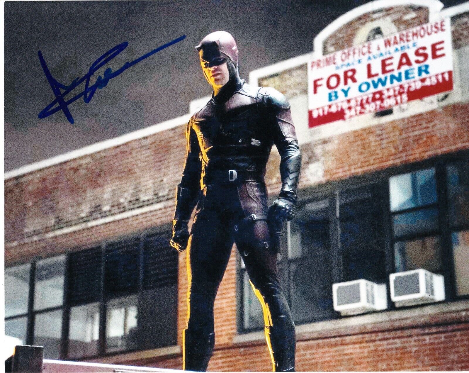 CHARLIE COX SIGNED DAREDEVIL Photo Poster painting UACC REG 242 (5)