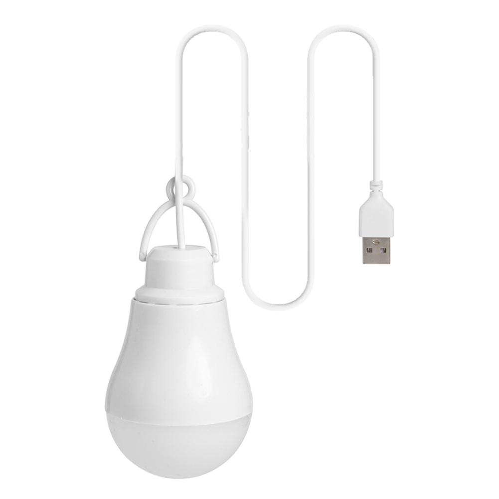 

LED Bulb Dormitory Energy Saving USB Emergency-Night Light, White, 501 Original