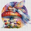 >SALE<Full Embroidery Cotton Thread 11CT Print Butterfly Fairy Cross Stitch 40x40cm