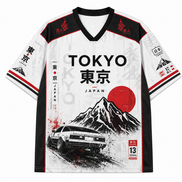 Techwear JDM Moto 01 Short Sleeve Jersey