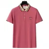 New Embroidered Solid Color Casual Polo Shirt