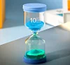 Hourglass timer children's anti-fall luminous 10 minutes learning time management creative macaron color quicksand ornaments