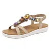 Gioiacombo&trade; Nuovi sandali traspiranti con perline boho estivi