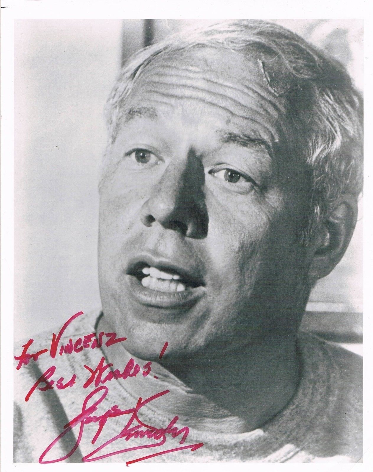 George Kennedy 1925-2016 genuine autograph Photo Poster painting 8x10