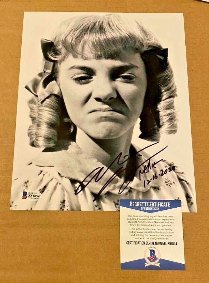 ALISON ARNGRIM SIGNED LITTLE HOUSE ON THE PRAIRE 8X10 Photo Poster painting BECKETT CERTIFIED#2