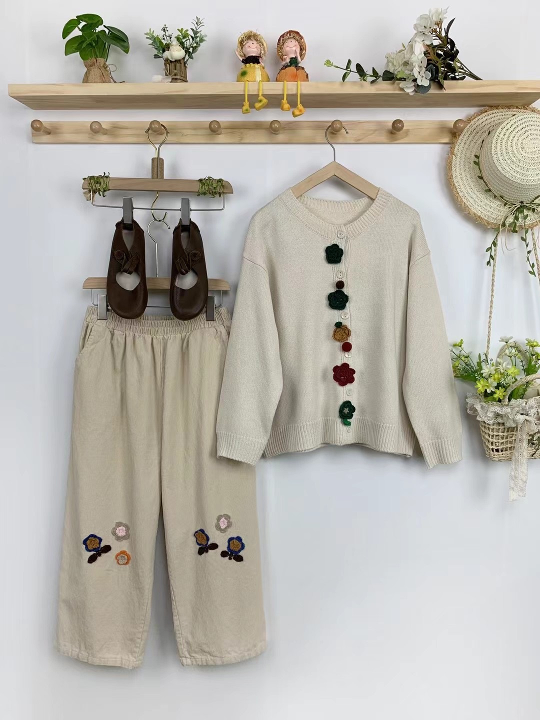 Chicfifth Sweater Women Winter Long Sleeve High Quality Autumn Vintage Top Knitted Cardigan