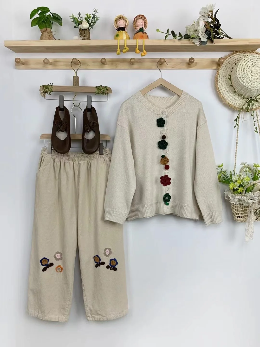 Chicfifth Sweater Women Winter Long Sleeve High Quality Autumn Vintage Top Knitted Cardigan