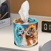 DIY Diamond Painting Handmade Tissue Holder Rhinestones Decorative Tissue Box