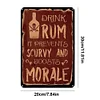 Drink Rum - Metal Tin Signs(8*12Inch/12*16Inch) - Bar