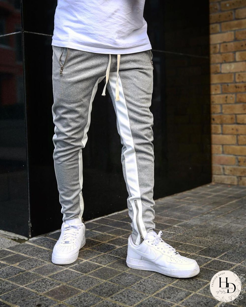 Mens Joggers Casual Pants Fitness Men Sportswear Tracksuit Bottoms Skinny Sweatpants Trousers Black Gyms Jogger Track Pants