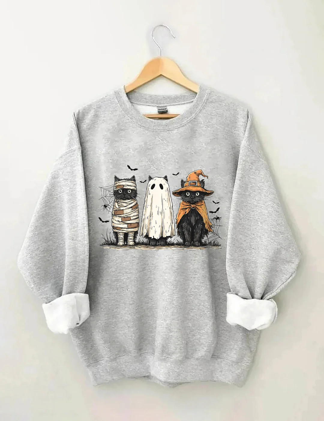 Black Cat Pumpkin Sweatshirt
