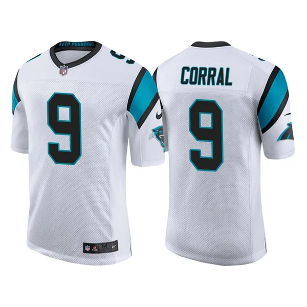 Men's Carolina Panthers #9 Matt Corral Stitched Jersey