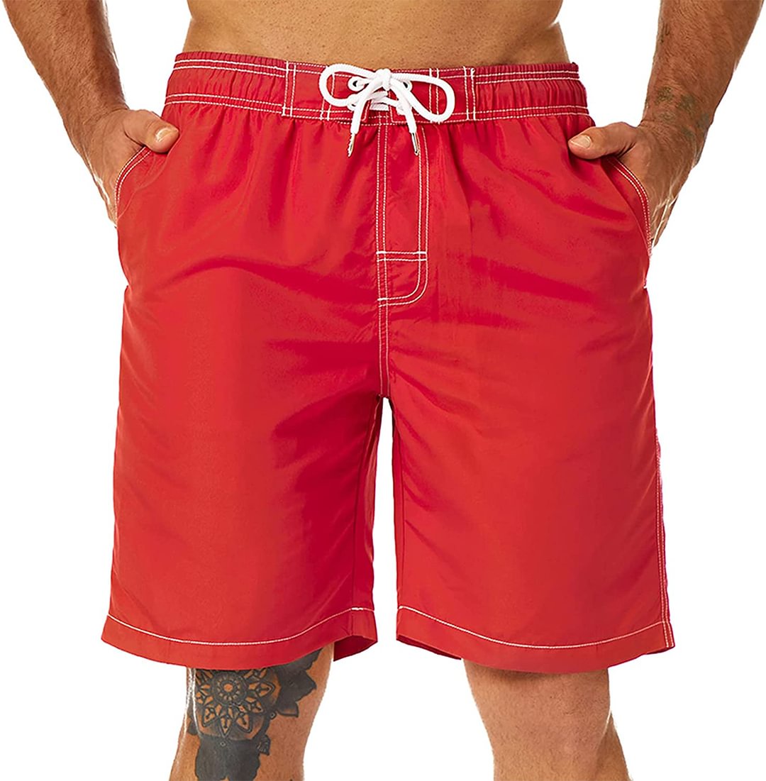 Quick Dry 9 Inches Inseam Swim Trunks