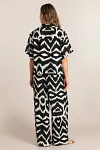 Wholesale Premium Geometric Printed Matching Sets | Custom OEM/ODM Senior Women's Resort Wear Manufacturer | BSCI Certified Factory