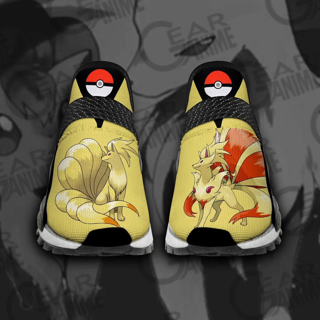 Kingofallstore - Anime Shoes Ninetales NMD Shoes Pokemon Custom Anime Shoes