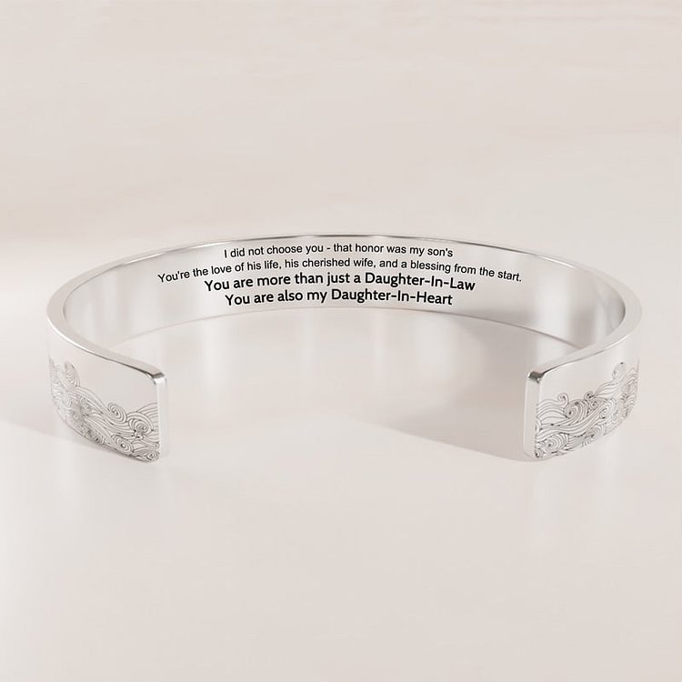 For Daughter-in-law - You Are Also My Daughter-in-heart Wave Bracelet