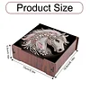 Diamond Painting Wooden Jeweled Horse 4 Slots Diamond Painting Storage Box for Adult Beginner