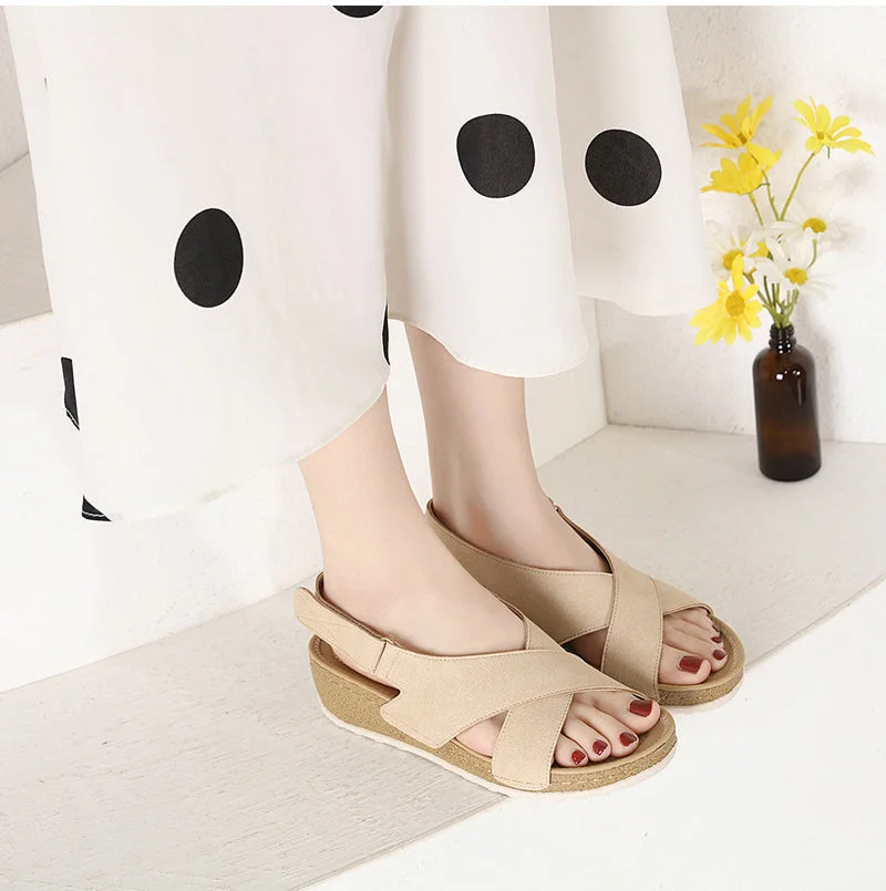  Casual Velcro Fashion Versatile Comfortable Sandals
