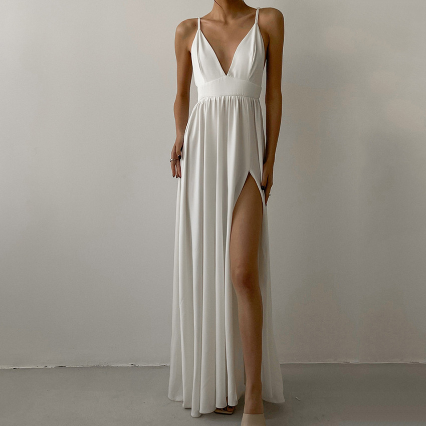  thdmladies Easy To Admire White Maxi Dress thedmladies