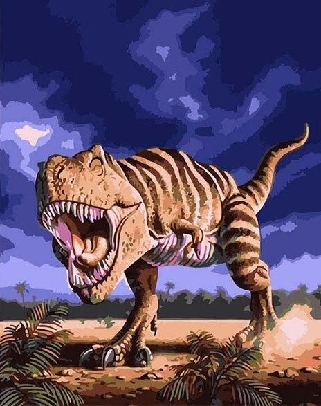 

T – REX Dinosaur – Paint By Numbers - 40*50CM, 501 Original
