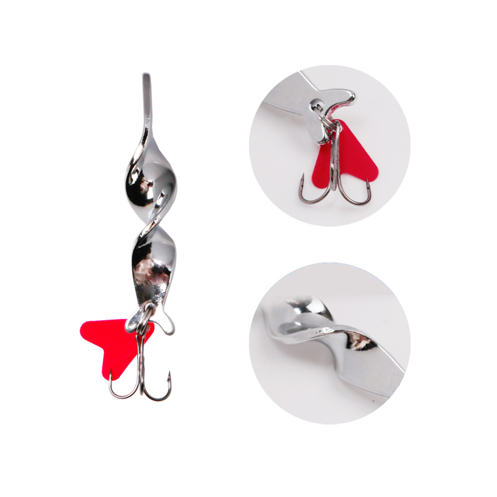 

Spiral Metal Spoon Fishing Lure 10g 14g 21g 28g Hard Bait Fishing Tackles, 10, 501 Original