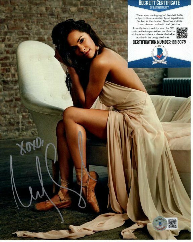 Misty copeland signed ballet 8x10 Photo Poster painting beckett bas