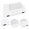 64 L Boxes B Clear Bead Organizer Box with Compartments Plastic Storage Boxes Set with Stickers Multifunctional Diamond Painting Storage Containers for Diamonds Seeds Beads Nail Rhinestones