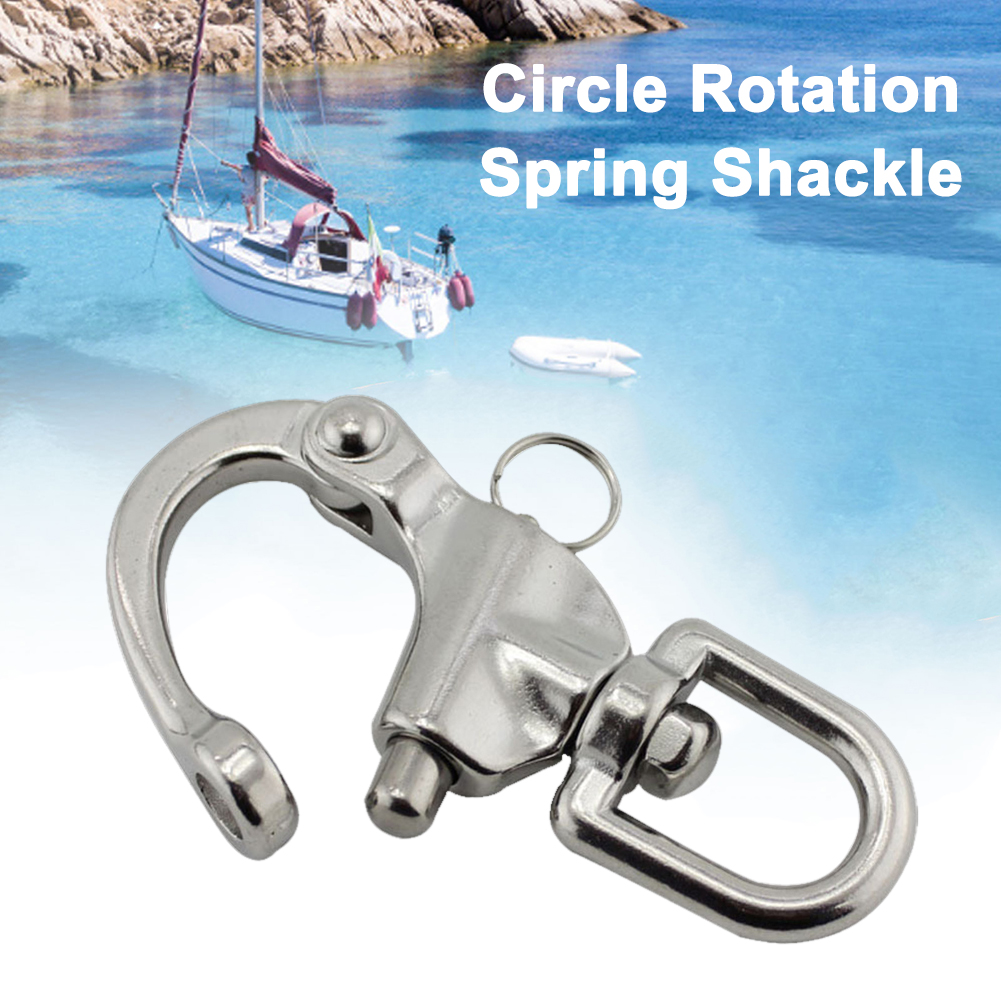 

Stainless Steel Swivel Shackle Quick Release Boat Anchor Rotating Snap Hook, 128mm, 501 Original