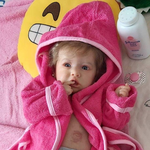 Mini 12 inch Dolls Realistic Maya Reborn Baby Doll Girl 2023, Real Interactive Lifelike Doll -Creativegiftss® - [product_tag] Creativegiftss.com