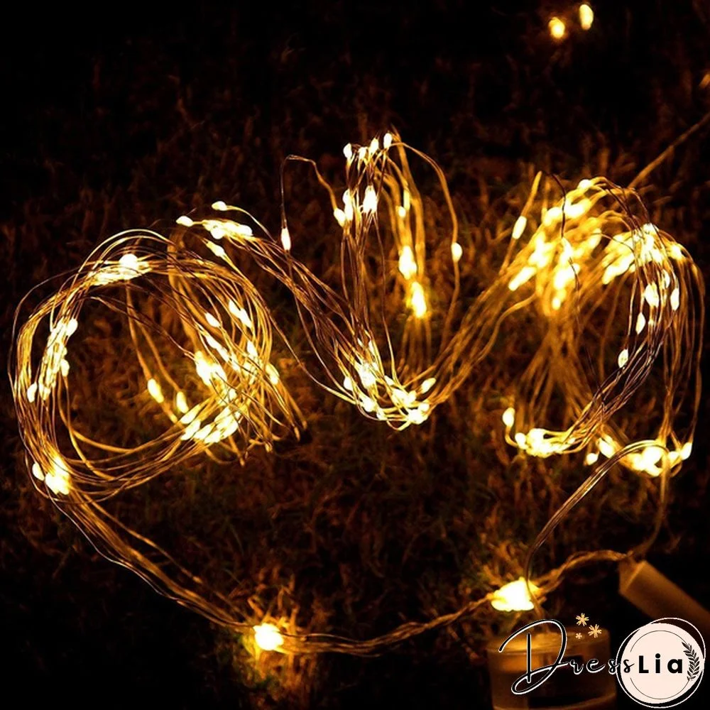 200 LEDs 10 Strands Waterproof Hanging Twinkle Fairy Lights Waterfall Vine String Lights Battery Operated Silver Wire Branch lights with Remote Timer for Garden Outdoor Bedroom Party Christmas Tree