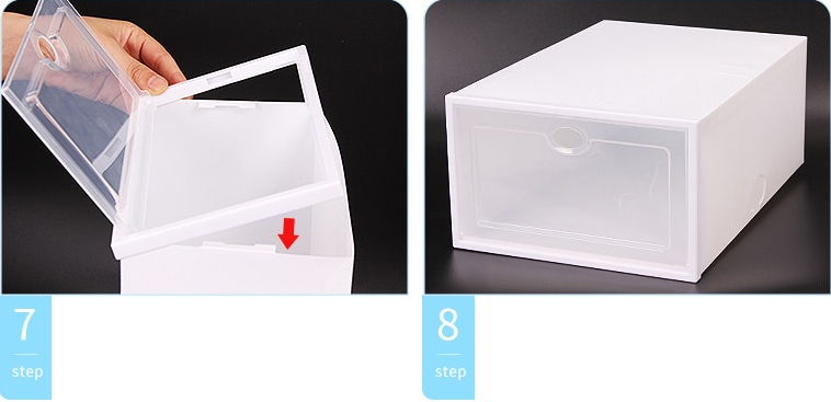 Drop Front Organization Boxes, Drop Front Organization Boxes 6 pcs