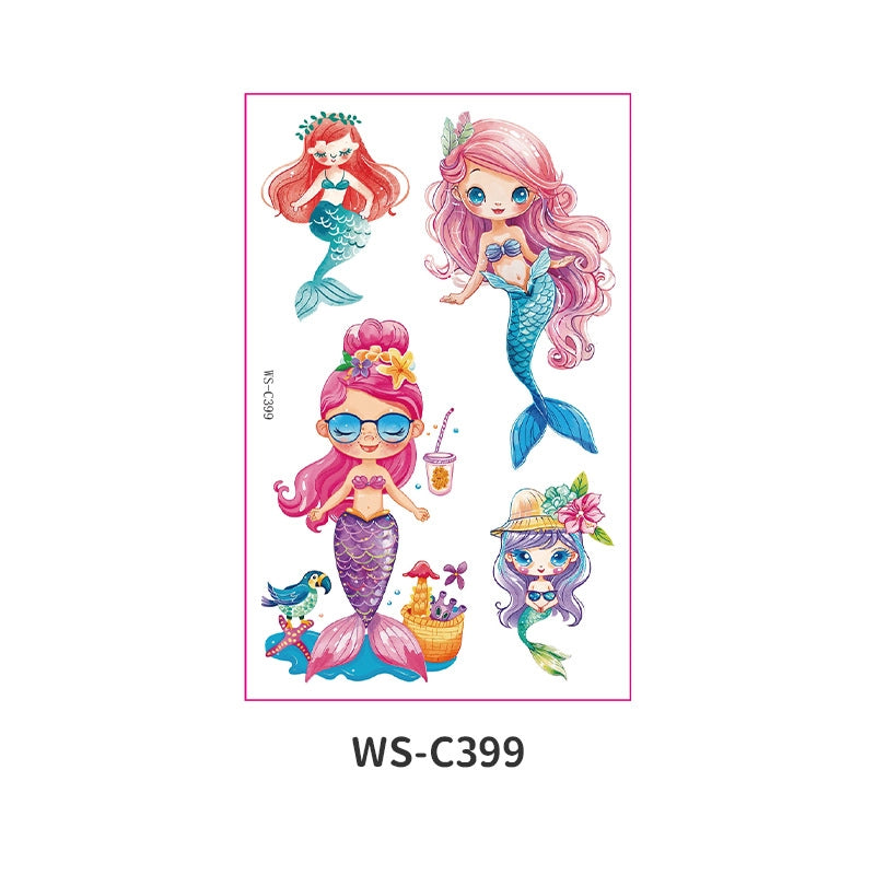 Mermaid Pet Tattoos & Body Art 1 Piece