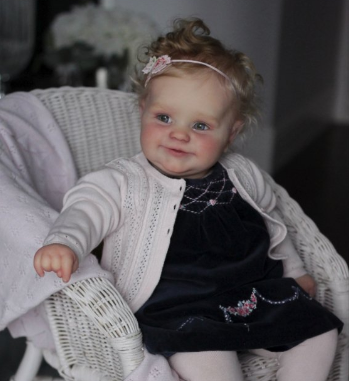  22"  Ainsley Realistisch Reborn Baby Mädchen ( mit Stimm- und Herzmodul) - RSDP-Rebornbabypuppen-Rebornbabypuppen.de®