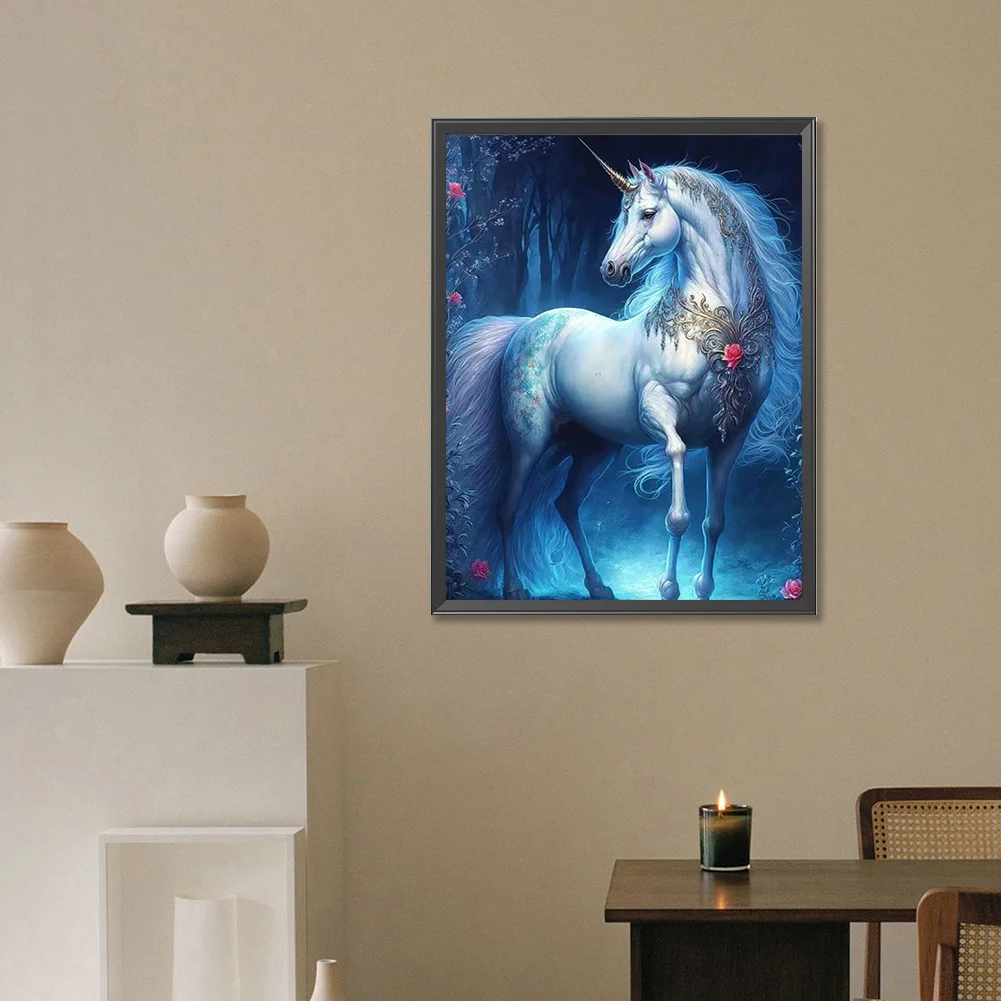 Diamond Painting - Full Round Drill - Unicorn(Canvas|30*40cm)