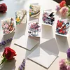 6Pcs DIY Diamond Painting Greeting Card Set with Envelopes Crystal Painting Art Greeting Cards for Beginner Adult Holiday Gifts