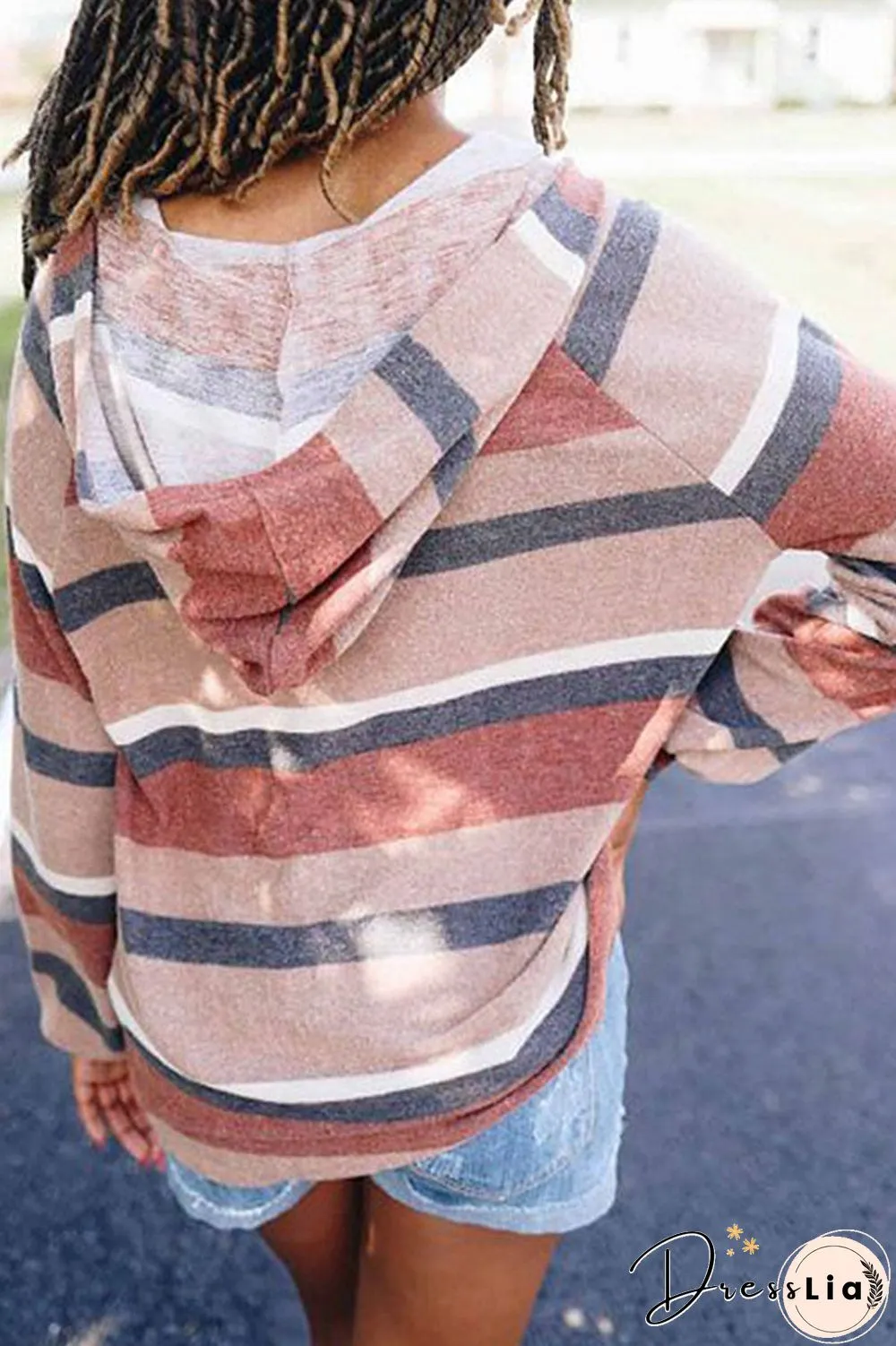 Modern Memories Stripe Hoodie