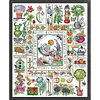 [Brand]Garden - 14CT Stamped Cross Stitch - 40*49cm