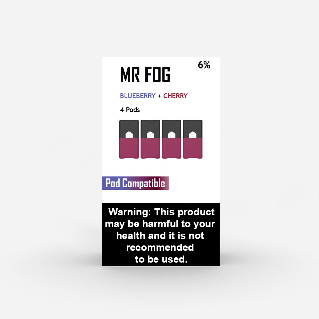 MR FOG PODS PACK OF 4 Blueberry Cherry
