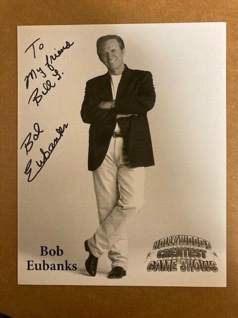 Bob Eubanks Boldly Signed Handsome 8x10 Photo Poster painting with COA