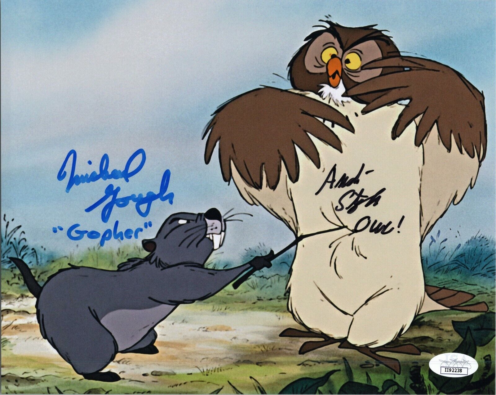 ANDRE STOJKA & MICHAEL GOUGH Hand-Signed WINNIE THE POOH