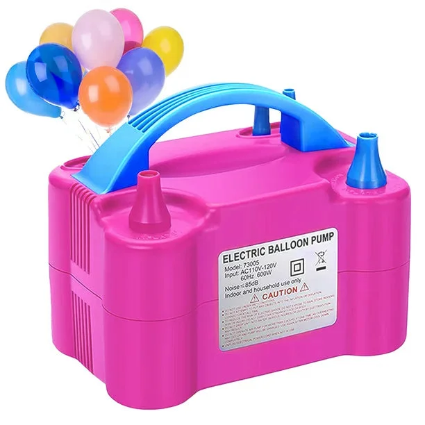 DIKTOOK Portable Electric Air Balloon Inflator Pump Kit Blower Machine for All Balloons Party